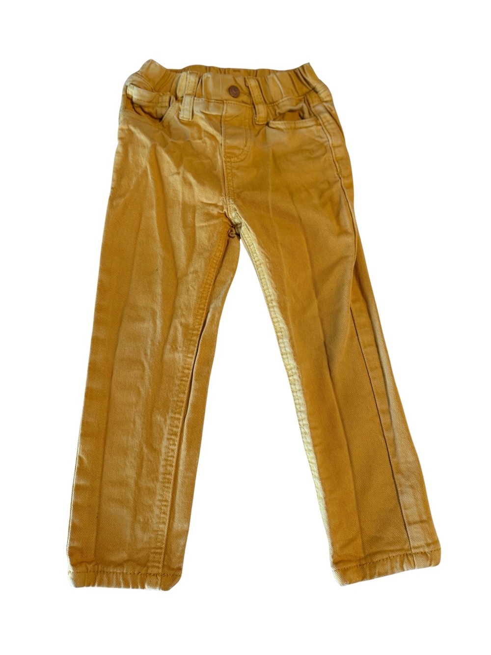 ~ (5 for $10) | kidpik - Skinny Pull-On Jeans Mustard 3T